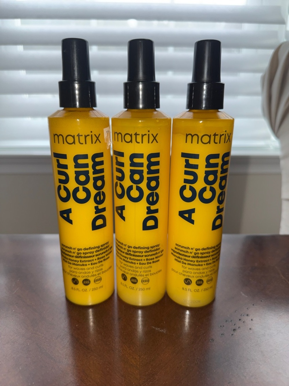 Matix A Curl Can Dream Scrunch n’ Go defining Spray - 3 bottles NWT
